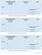 LA105, 3-up Laser/Inkjet Multipurpose Check