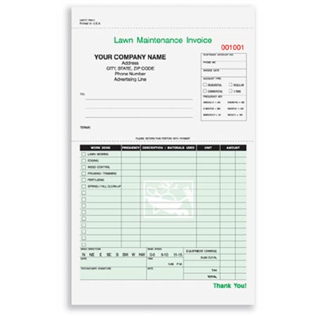 maintenance invoice
