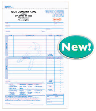 locksmith invoice forms
