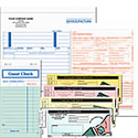 manual forms, invoices, statements, purchase order