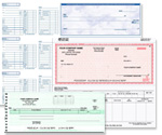 Business Checks, 3-to-a-Page Checks, One Write Checks, Voucher Checks