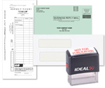 Deposit Slips, Self Inking Stamps, Envelopes